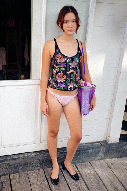 Plum Charcoal Ibisco Tank